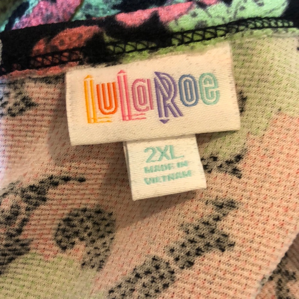 LuLaRoe Floral Amelia Dress - Picture 5 of 7